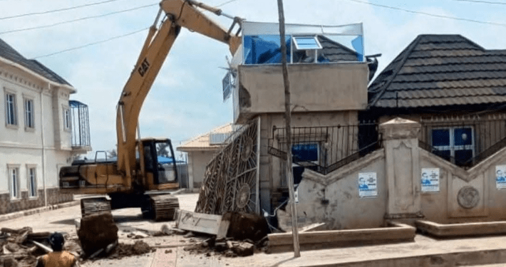 Gov Makinde demolishes Ibadan buildings used as ammunition dump, warns landlords about tenants