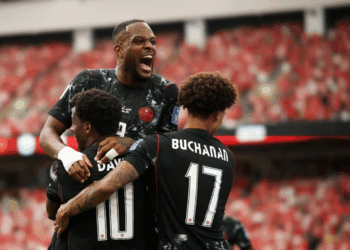 How Canada scored six goals in first-ever World Cup win
