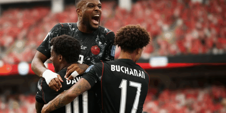 How Canada scored six goals in first-ever World Cup win