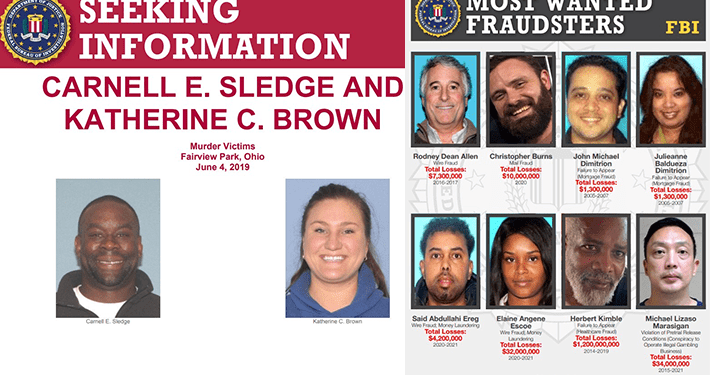 FBI releases new Top 10 list of fraudsters wanted for multibillion-dollar fraud