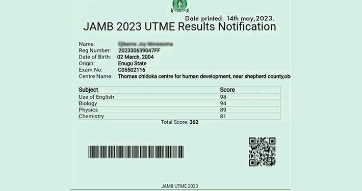 2026 UTME original result slips ready for printing, says JAMB