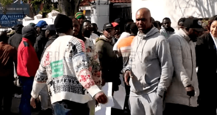 “We’re frustrated, stranded here without shelter, food,” Nigerians protest delayed repatriation flights in South Africa