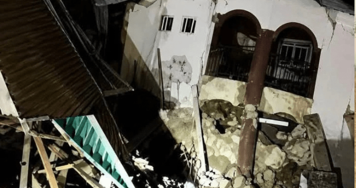 Several students trapped as three-storey hostel collapses in Anambra