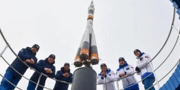 US-Russian crew returns to Earth after 8-month mission aboard International Space Station