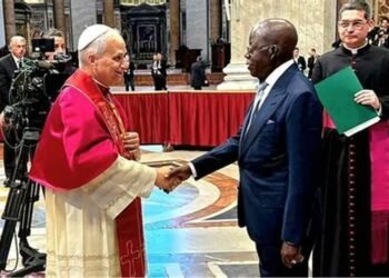 My wife being Redeemed Church pastor downplays religious crisis in Nigeria, Tinubu tells pope’s emissary