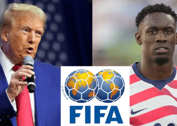 Trump thanks FIFA for lifting Folarin Balogun’s one-match suspension ahead of Belgium showdown