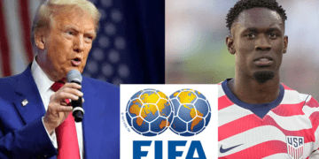 Trump thanks FIFA for lifting Folarin Balogun’s one-match suspension ahead of Belgium showdown