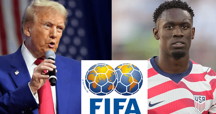 Trump thanks FIFA for lifting Folarin Balogun’s one-match suspension ahead of Belgium showdown