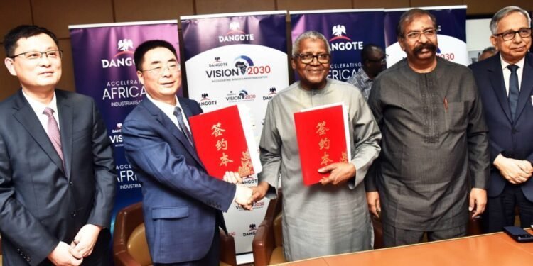 Dangote, Sinoma sign $800 million MOU to expand Itori cement plant capacity to 12 MTA