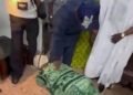 Video: Gov Adeleke prostrates himself to pay homage to Davido’s dad for re-election support