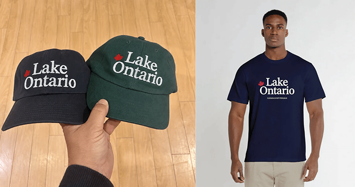 Canadian clothing line launches T-shirts, hats of  “Lake Ontario” after Trump’s renaming move