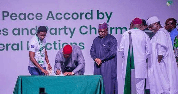 Peace Accord: Tinubu not interested in peaceful 2027 elections, declares SDP candidate