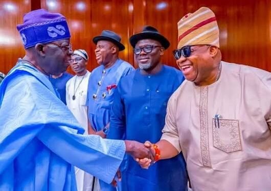 ‘I hereby endorse Tinubu for second term in 2027 presidential election,’ Gov Adeleke declares