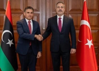 Turkish foreign minister receives Libya’s acting chief of general staff
