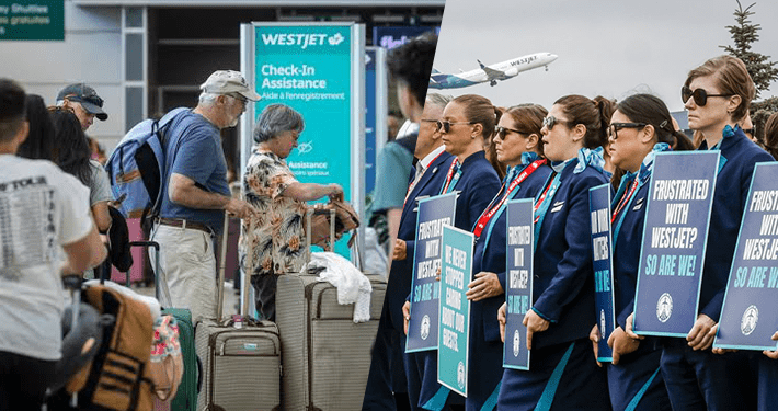 WestJet strike cancels over 300 flights, passengers stranded across Canada