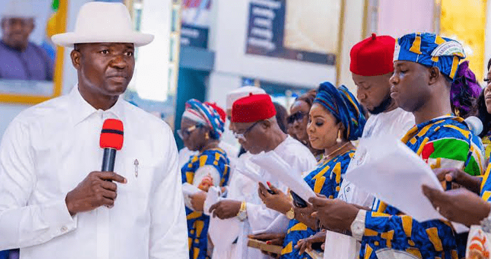 Gov Nwifuru threatens to deal ‘mercilessly’ with LG chairmen, Ebonyi residents if APC loses