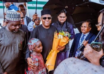 Shettima arrives in India for BRICS leaders’ summit