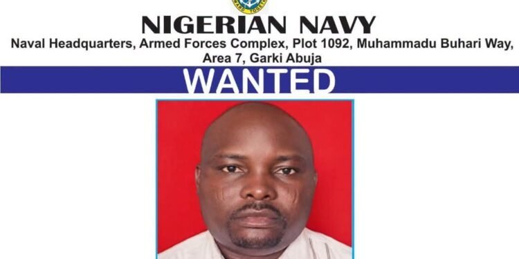 Navy declares man wanted over alleged oil theft, extortion