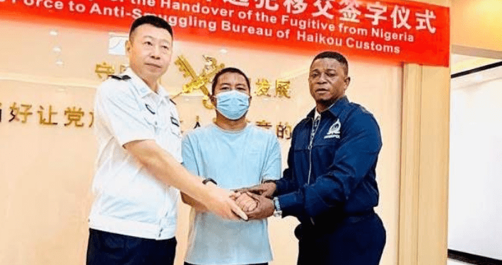 Nigerian police repatriate Chinese fugitive wanted for smuggling