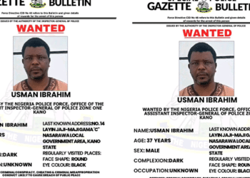 Police declare criminal suspect Usman Ibrahim wanted