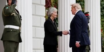 Trump meets Irish President Connolly during Dublin visit