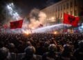 Protest rages in Albania as students demand resignation of prime minister