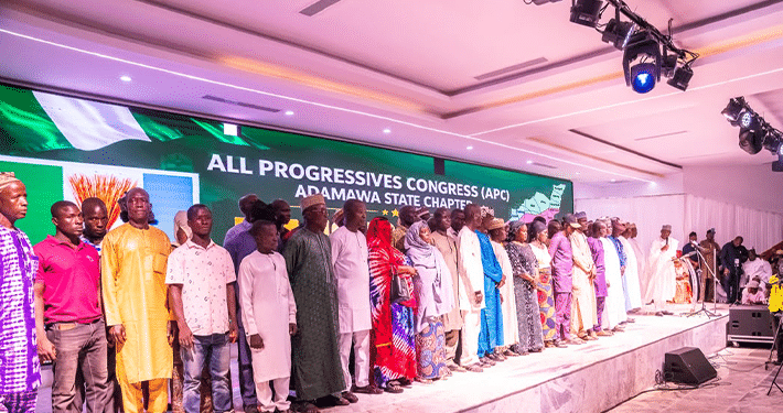Gov. Fintiri inaugurates 3,000-member APC campaign council in Adamawa