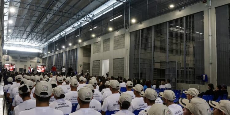 Costa Rica opens 5,100-inmate mega prison modeled on El Salvador’s terrorism confinement centers