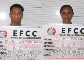 EFCC arraigns lovers over alleged N36 million Moniepoint transfer fraud in Benin