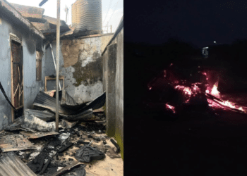 Couple, newborn rescued as fire guts multiple buildings in Kwara