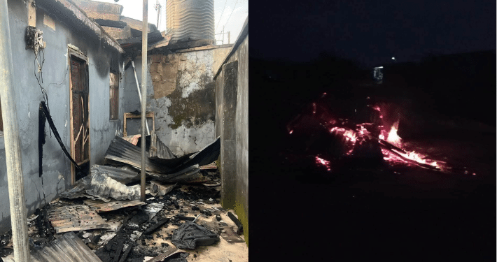 Couple, newborn rescued as fire guts multiple buildings in Kwara