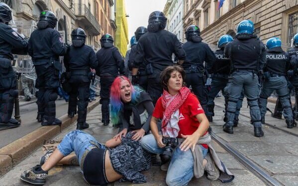 28 arrested, 141 officers injured as cost-of-living protests turn violent in Italy