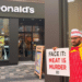Animal rights activists storm MacDonald’s, protest against killing of cows for burgers
