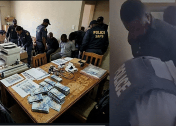 South African police nab two Nigerians for printing counterfeit R100 banknotes