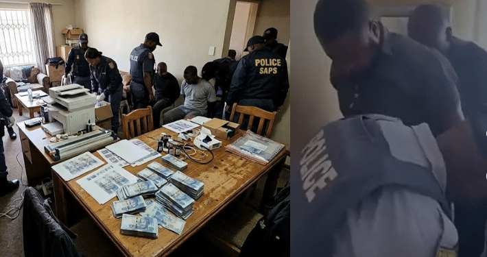 South African police nab two Nigerians for printing counterfeit R100 banknotes
