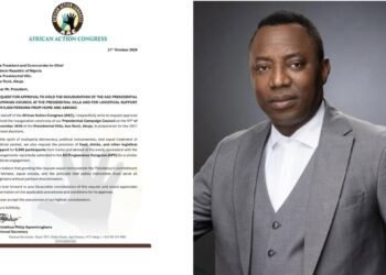 Sowore’s AAC writes Tinubu for approval to hold campaign inauguration at Presidential Villa